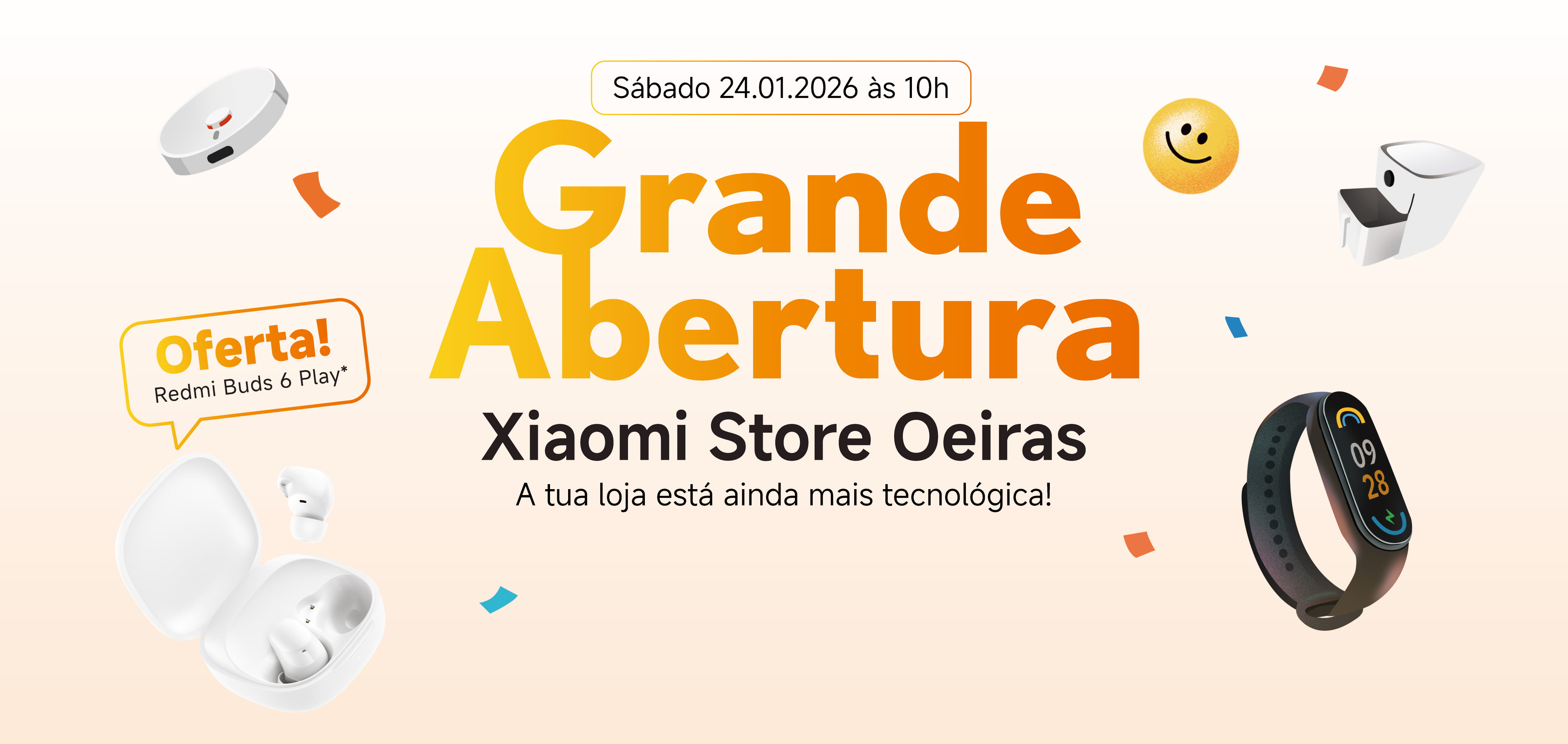 Campanhas exclusivas de abertura da Xiaomi Store no Oeiras Parque