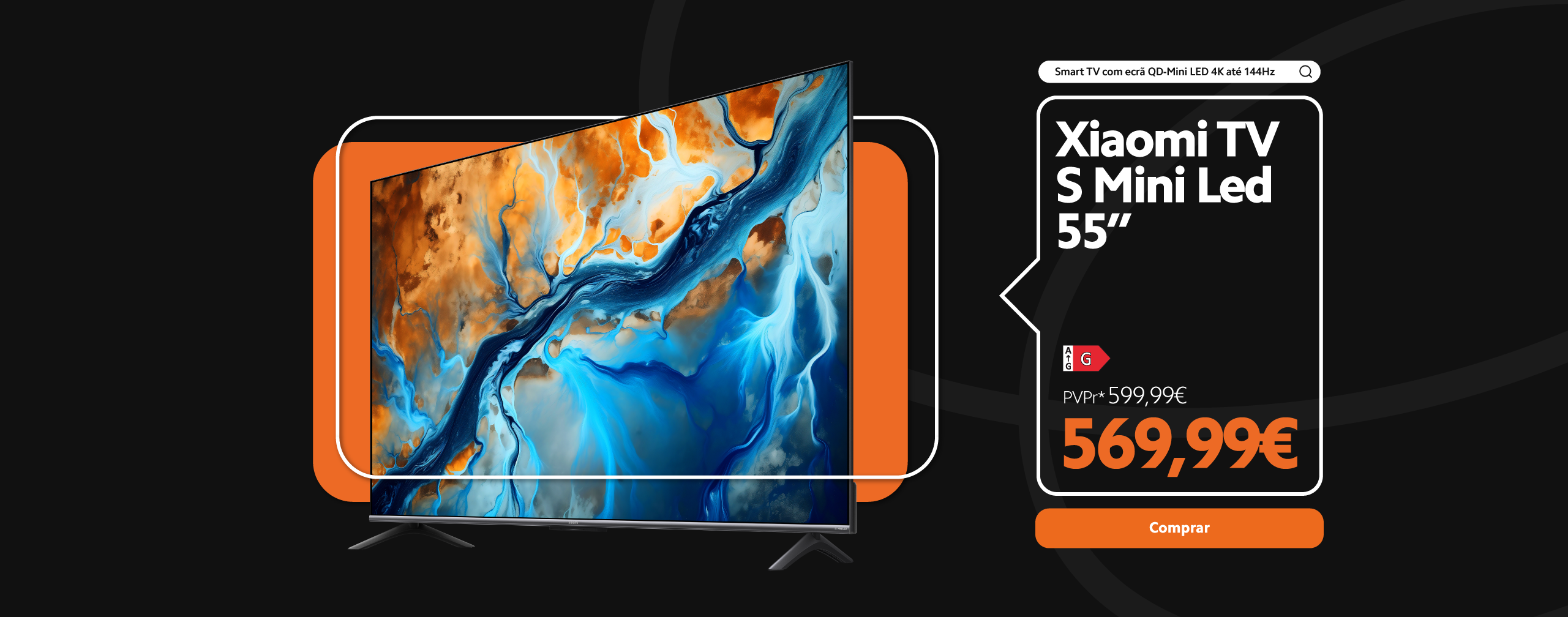 Imagem da Xiaomi TV S Mini Led 55 com preço promocional