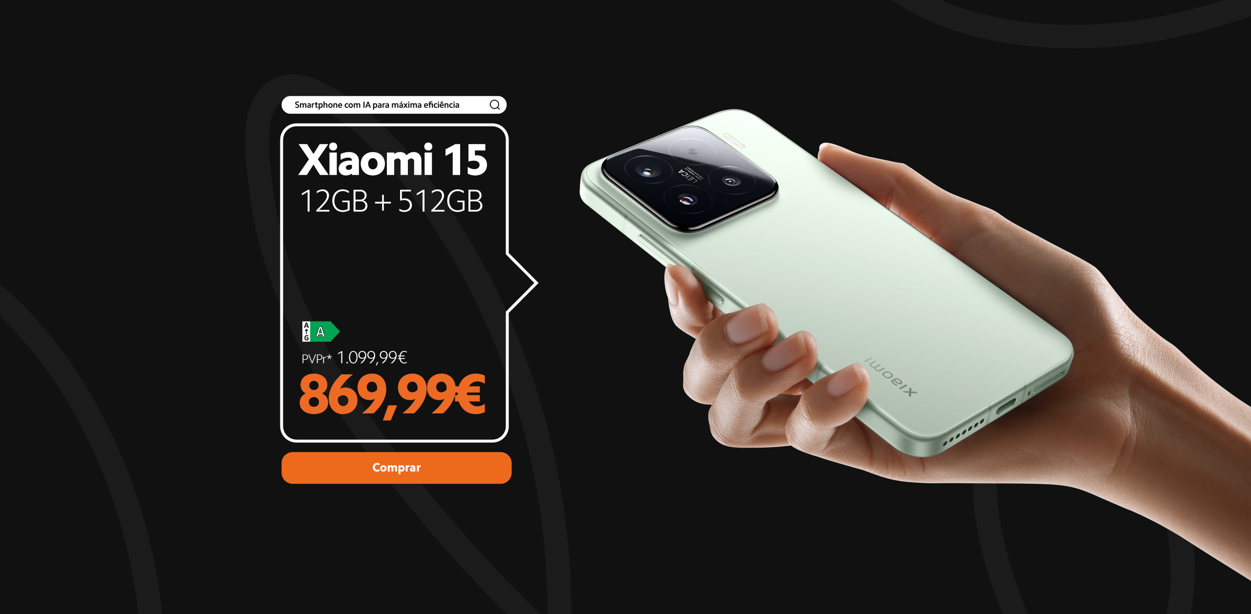 Imagem de Xiaomi 15 com preço promocional