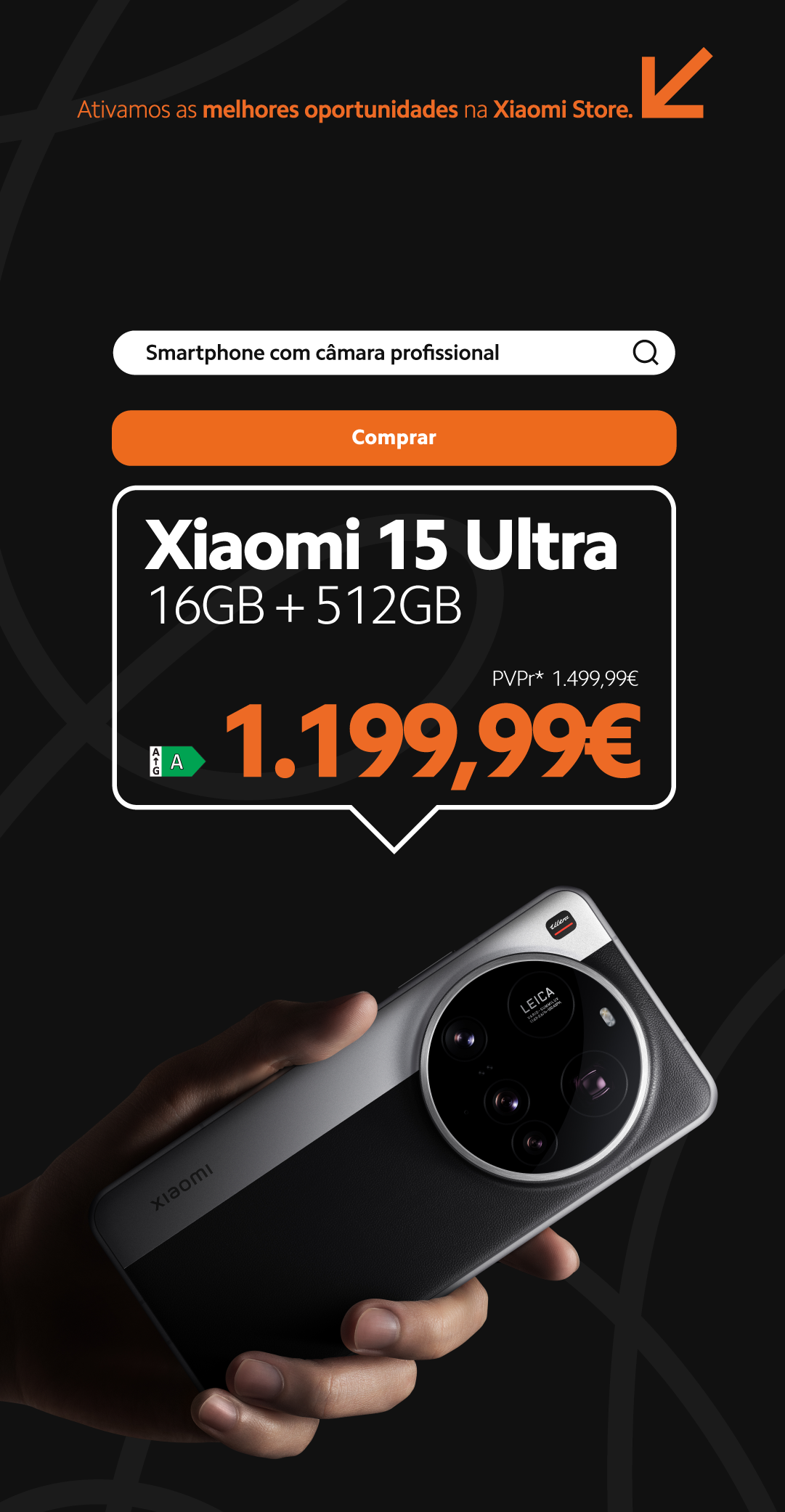 Imagem de Xiaomi 15 Ultra com preço promocional