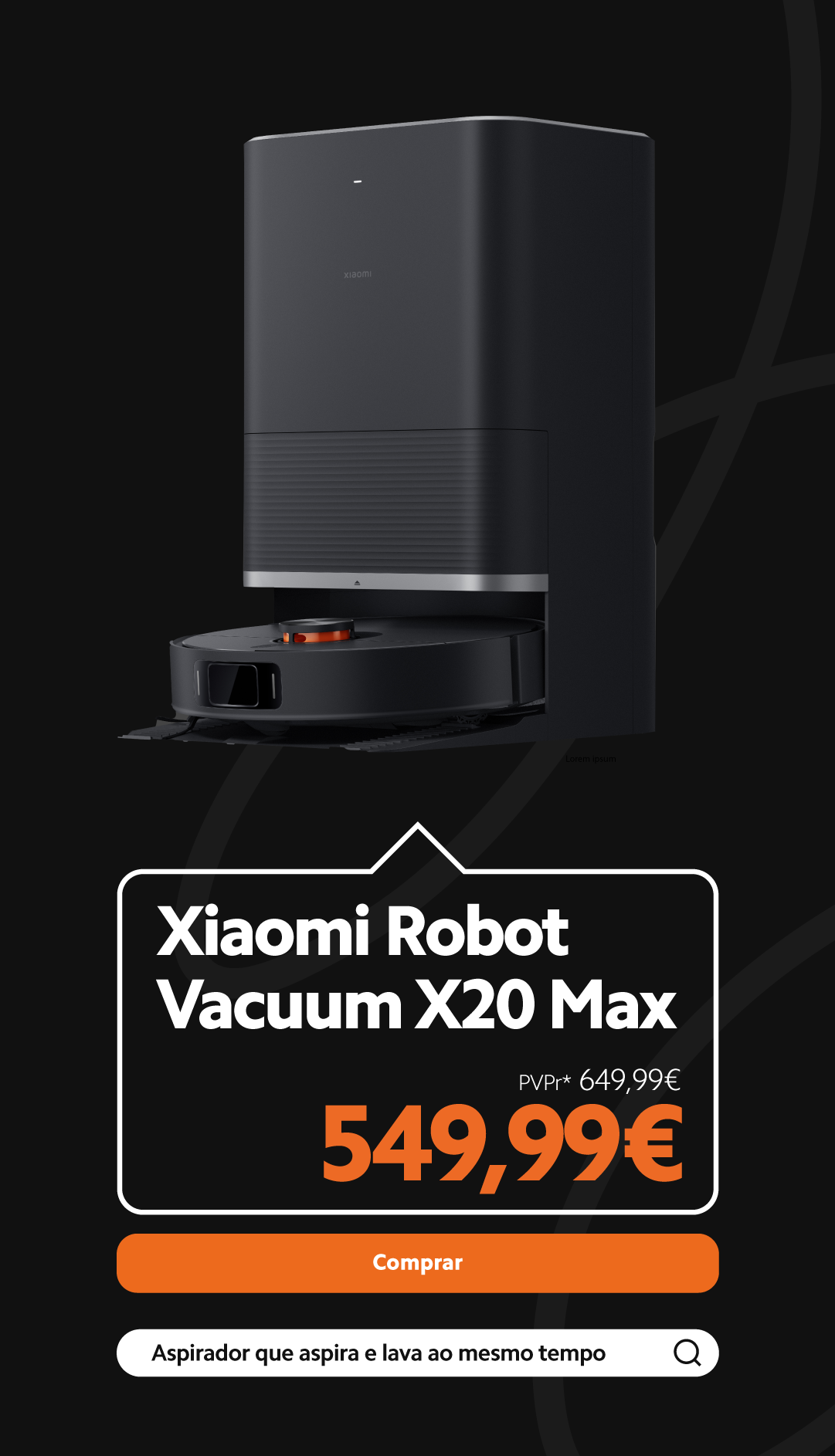Imagem de Robot Vacuum X20 Max com preço promocional