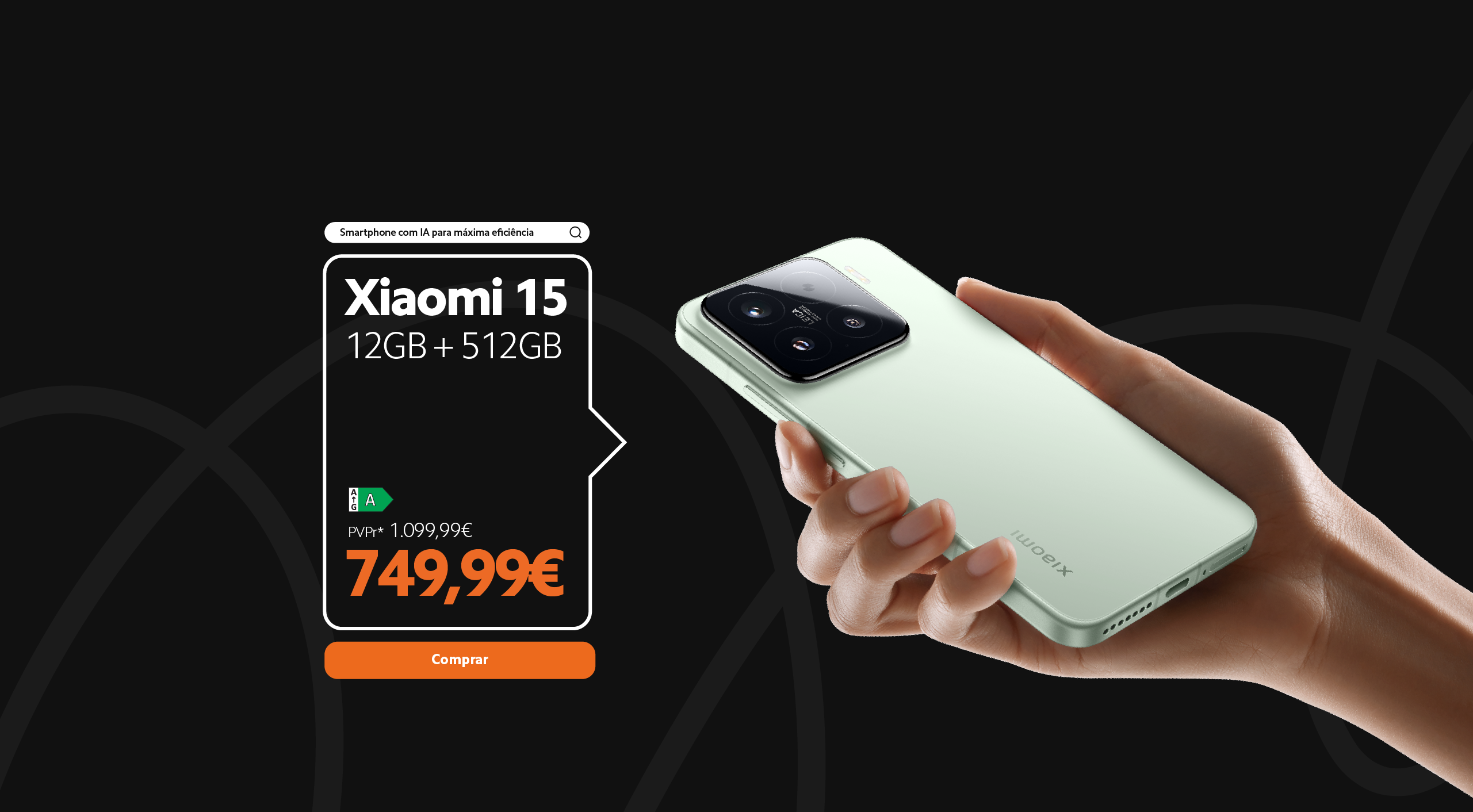 Imagem de Xiaomi 15 com preço promocional