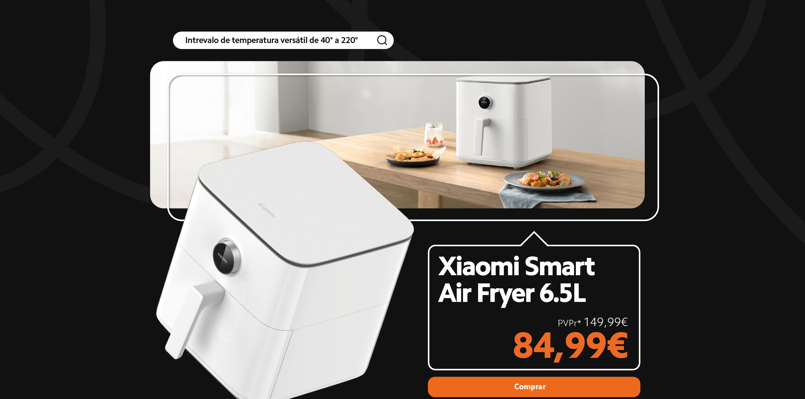 Imagem de Xiaomi Smart Air Fryer 6.5L com preço promocional