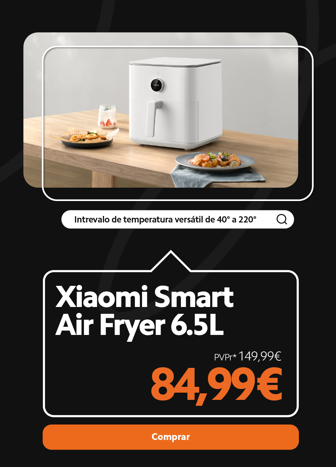 Imagem de Xiaomi Smart Air Fryer 6.5L com preço promocional