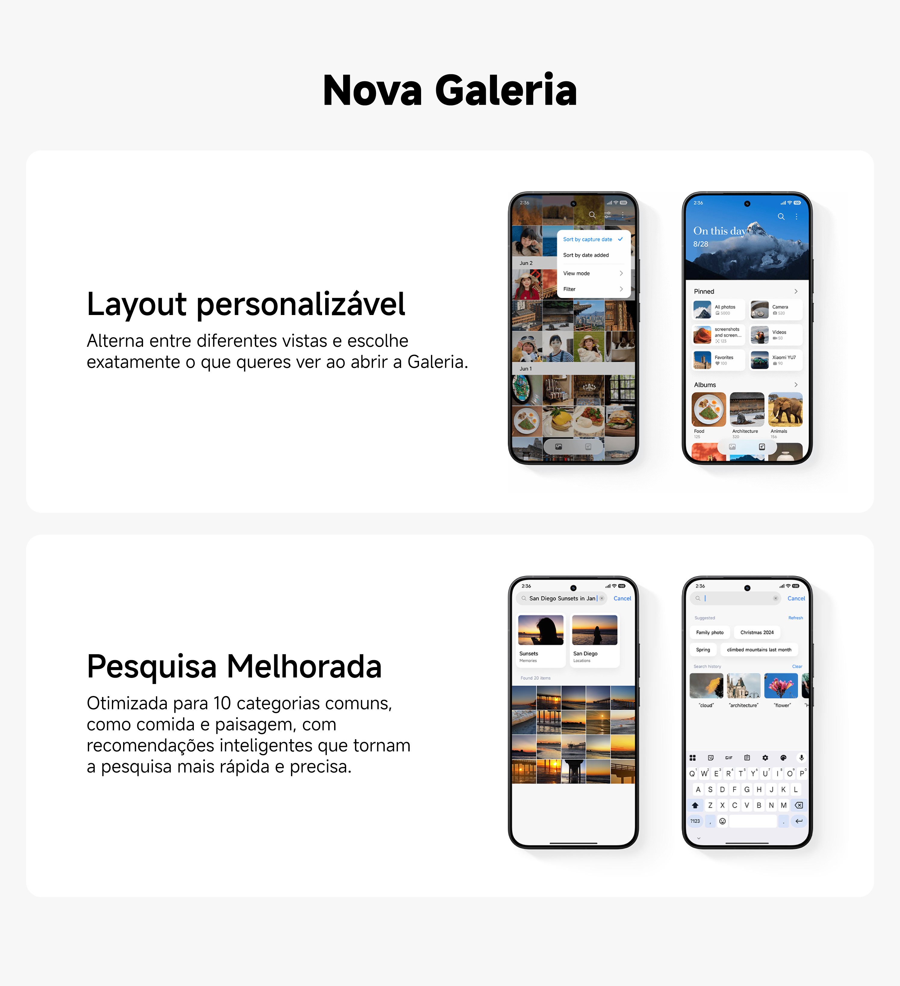 Previsões do tempo com modelos atmosféricos 3D em tempo real exibidas em smartphones Xiaomi