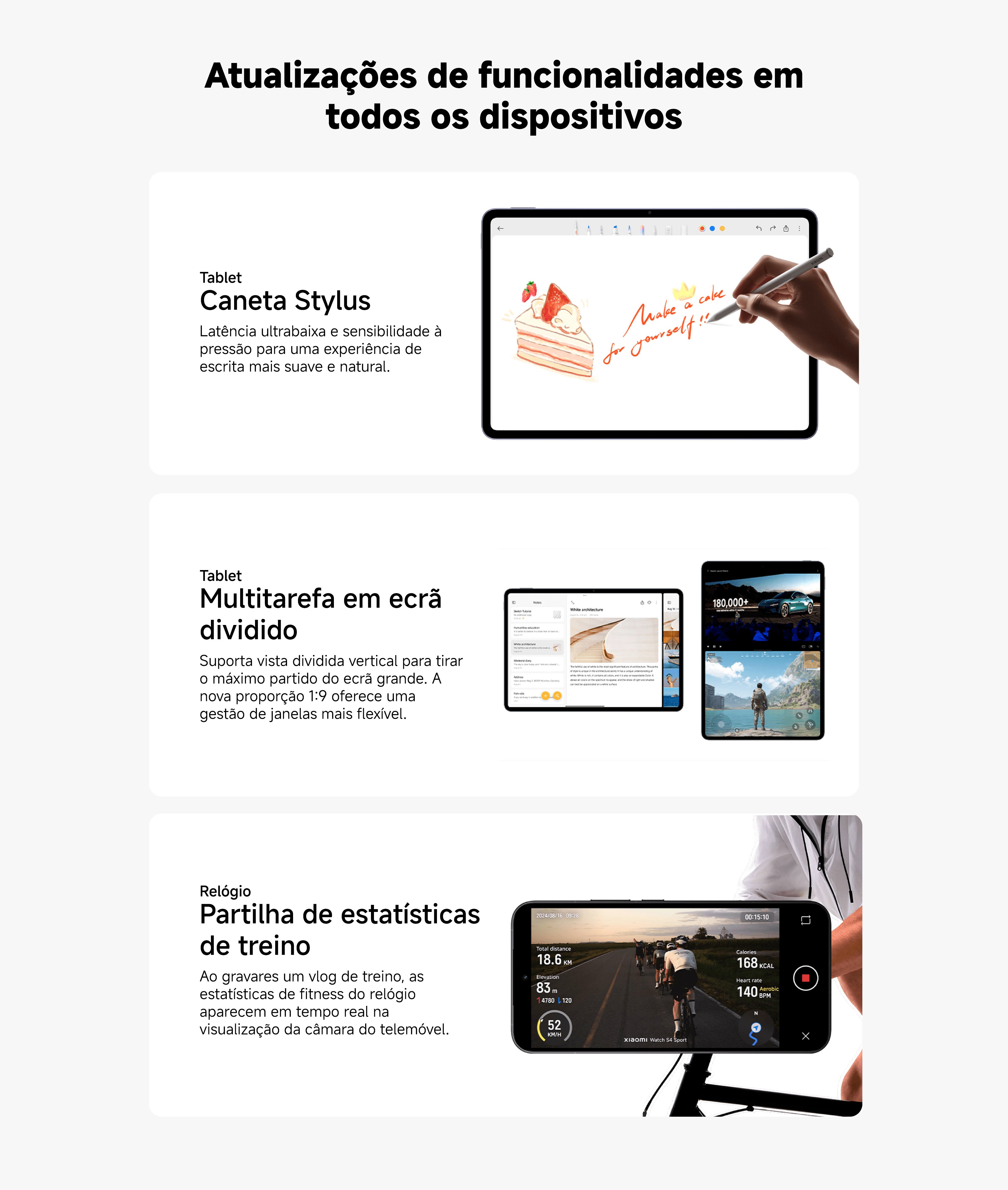 Previsões do tempo com modelos atmosféricos 3D em tempo real exibidas em smartphones Xiaomi