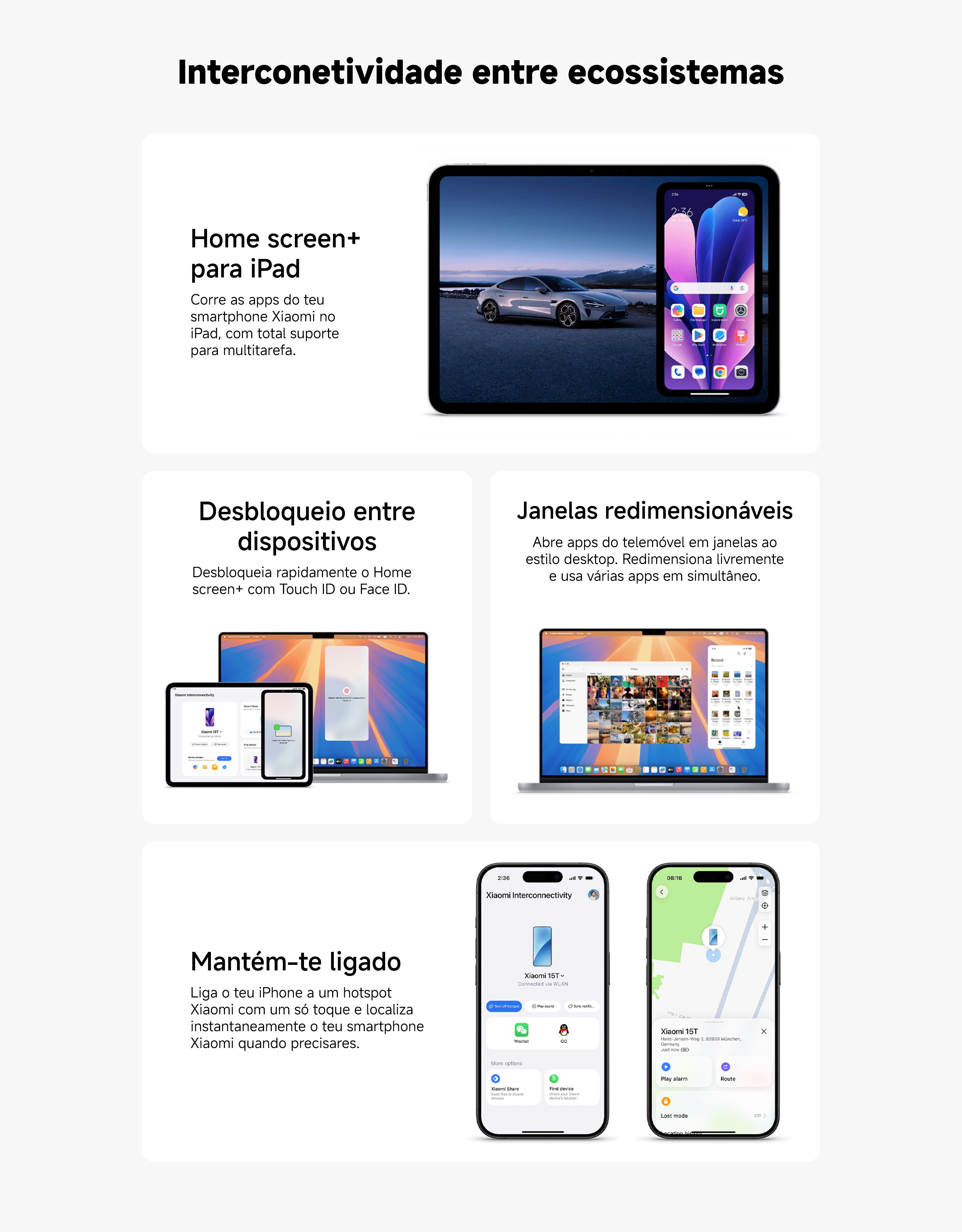 Previsões do tempo com modelos atmosféricos 3D em tempo real exibidas em smartphones Xiaomi