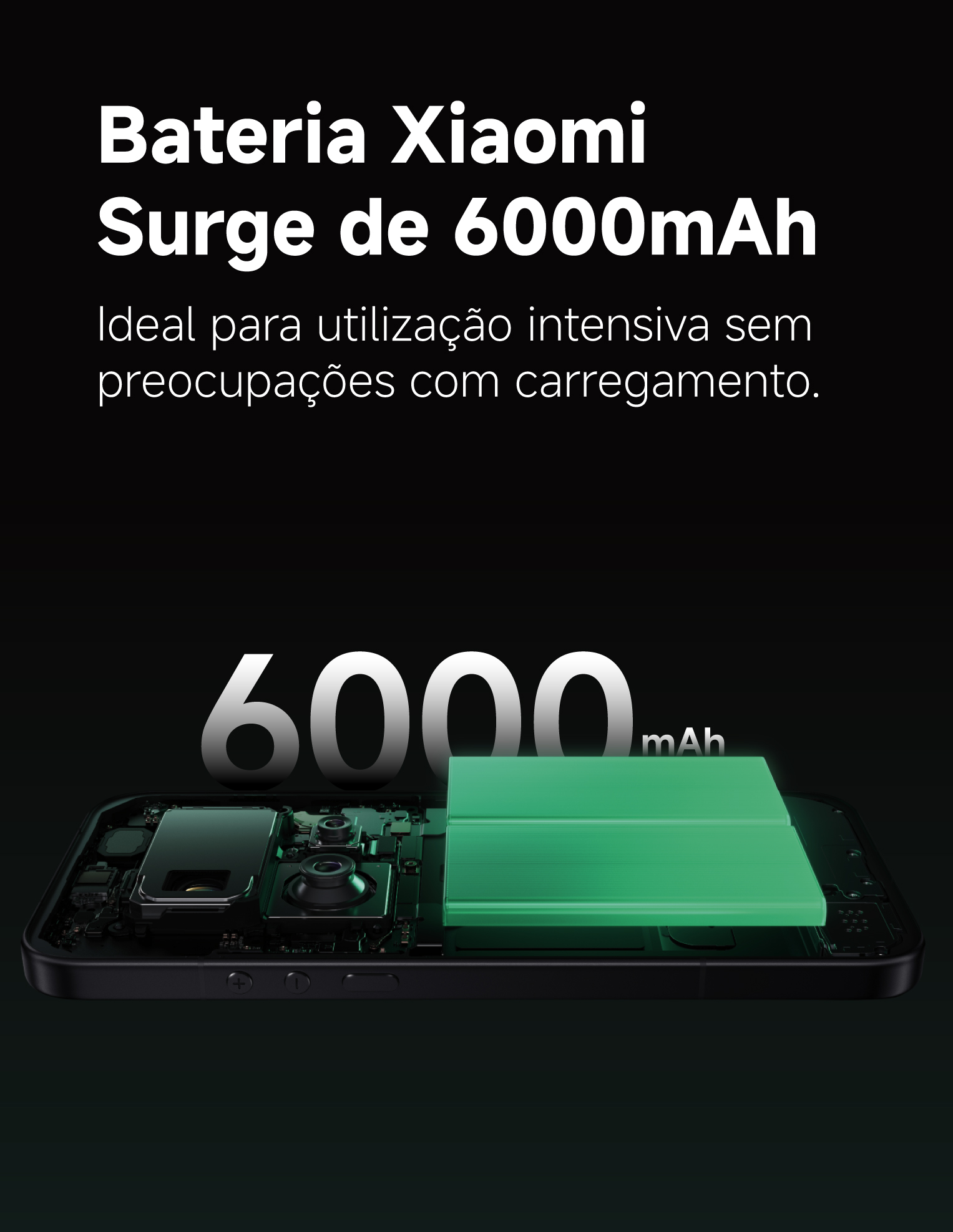 Bateria Xiaomi Surge de 6000mAh