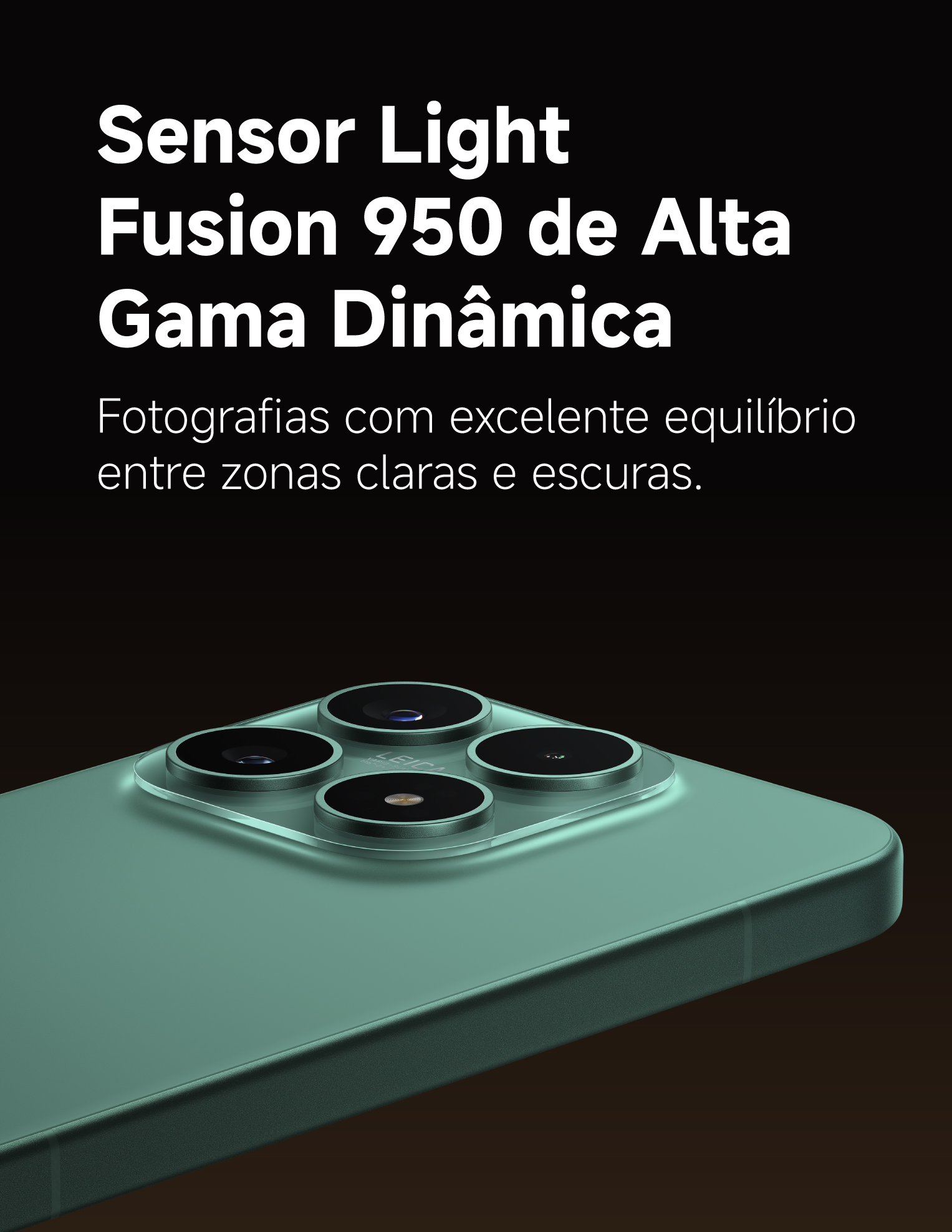 Sensor Light Fusion 950 de Alta Gama Dinâmica