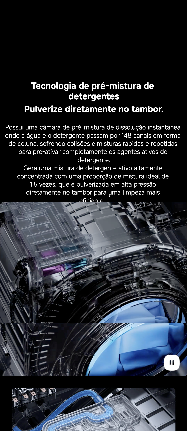 Prato com morangos no interior do frigorífico, demonstrando a ação antibacteriana Ag+ e a neutralização de odores.