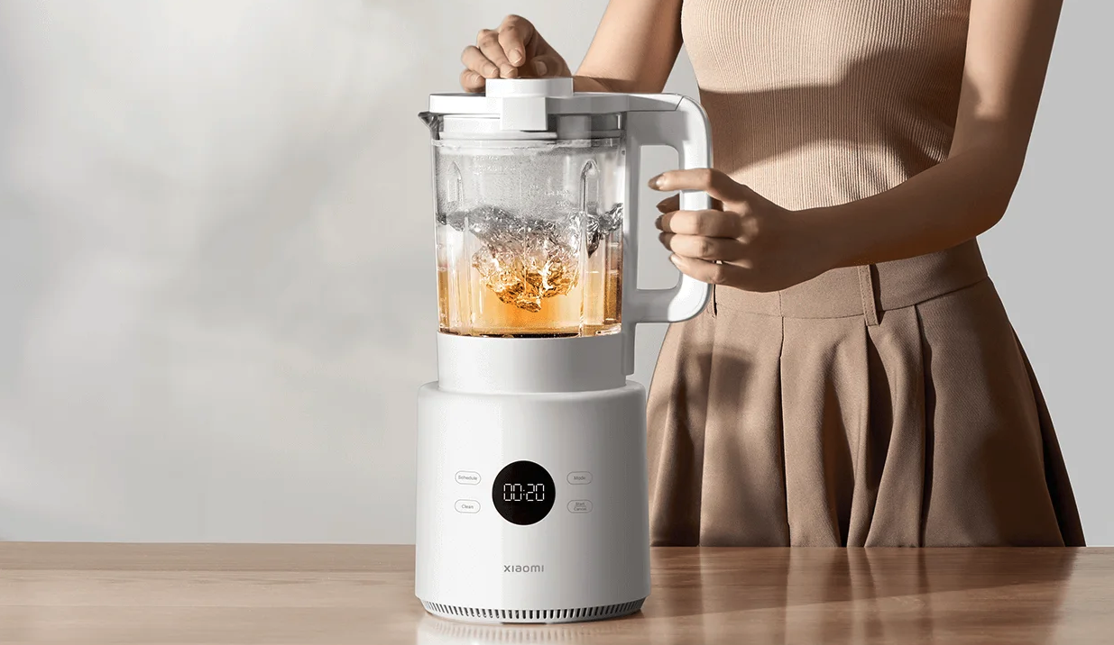 Autolimpeza e base de cerâmica da Xiaomi Blender Pro