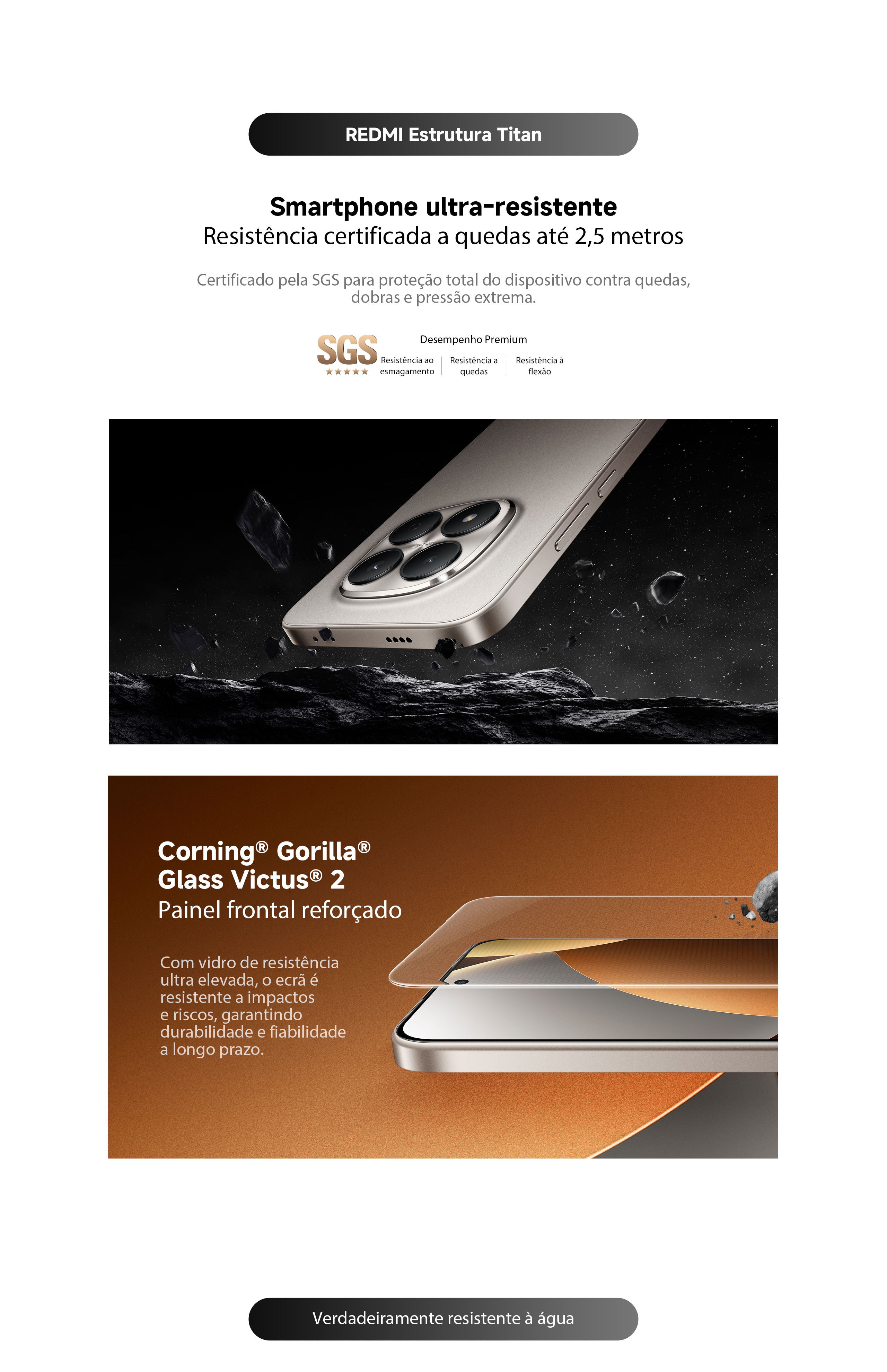 Redmi Note 15 Pro 5G – Ecrã AMOLED fluido com elevada taxa de atualização