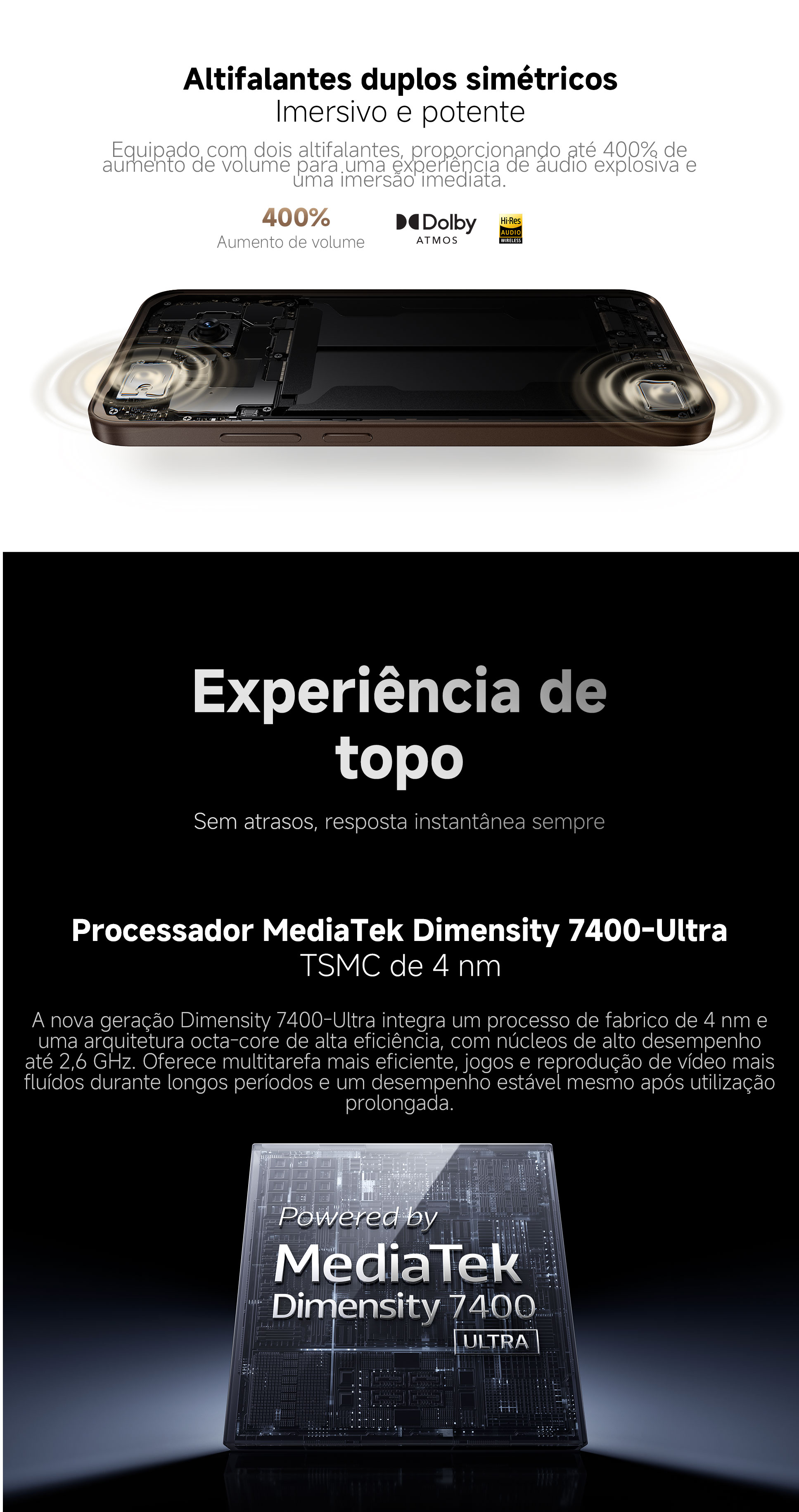 Redmi Note 15 Pro 5G – Ecrã AMOLED fluido com elevada taxa de atualização