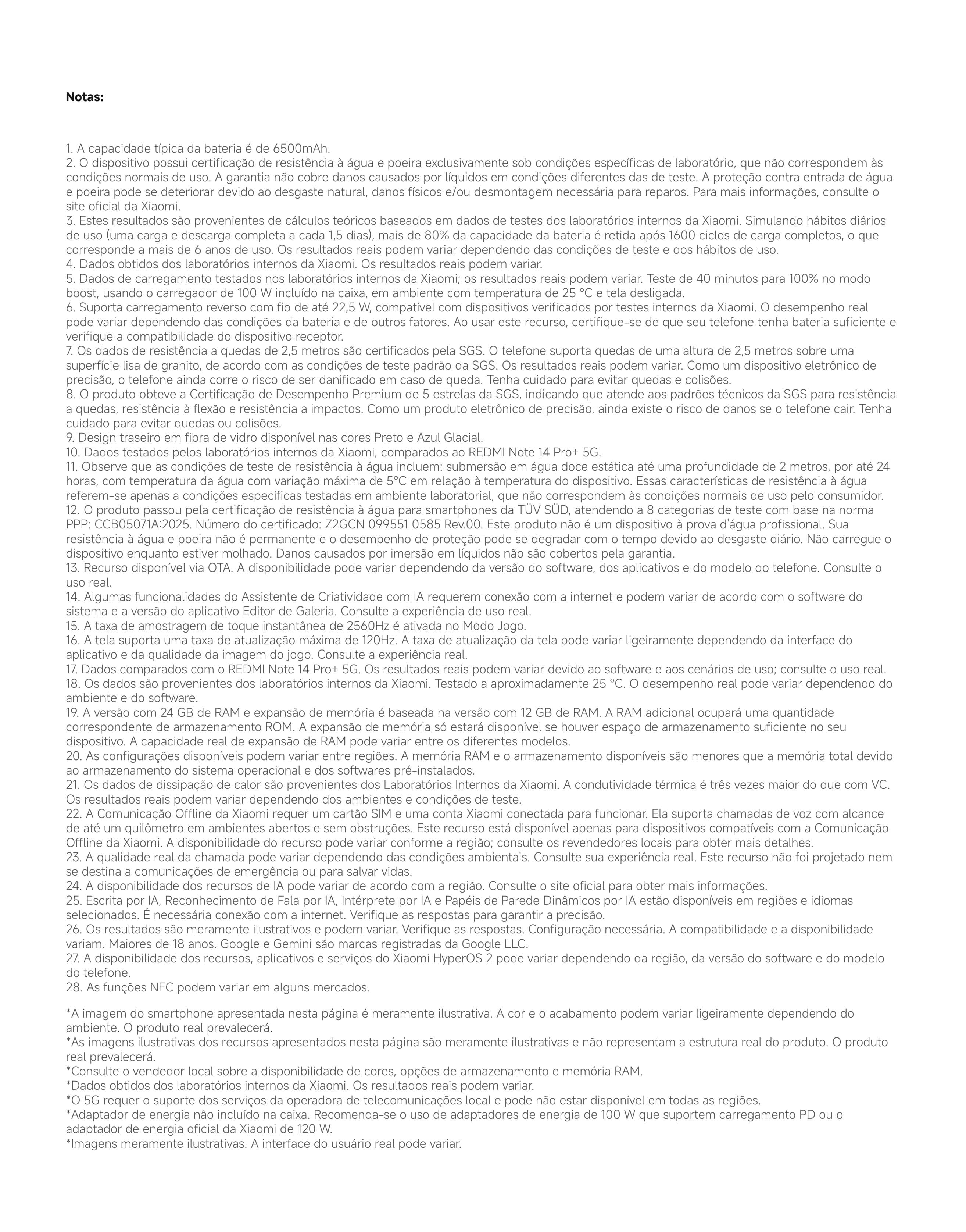 Redmi Note 15 5G – Design moderno e desempenho avançado