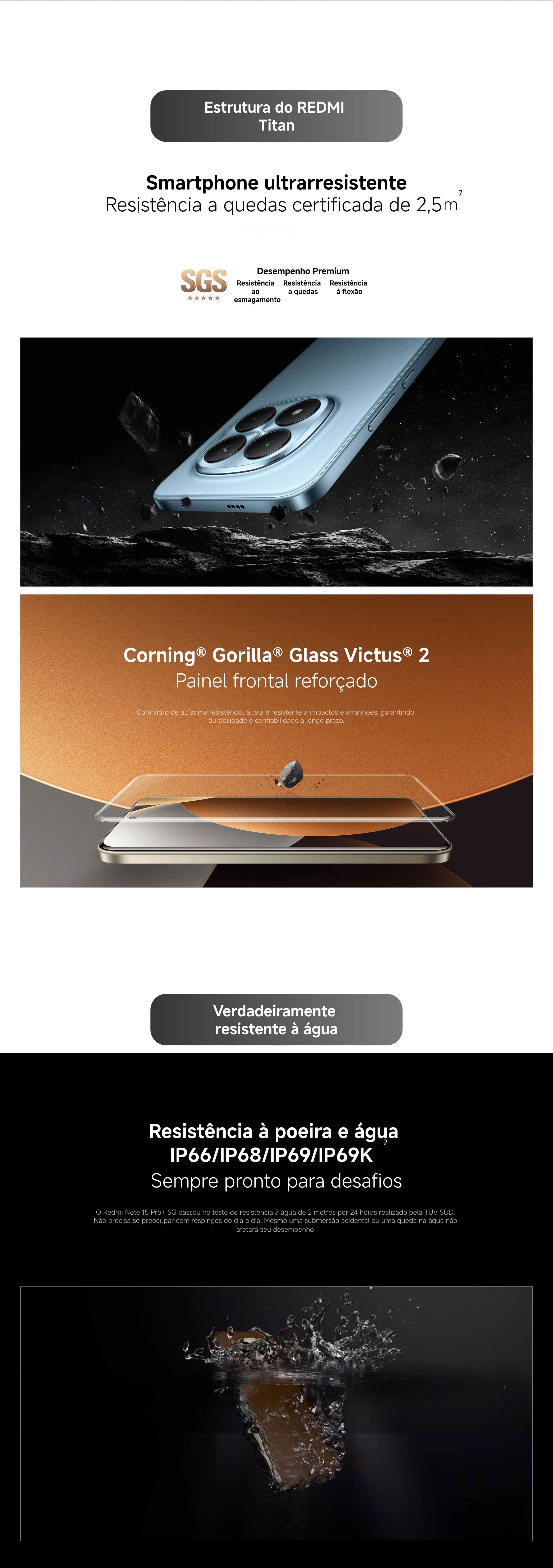 Redmi Note 15 5G – Design moderno e desempenho avançado