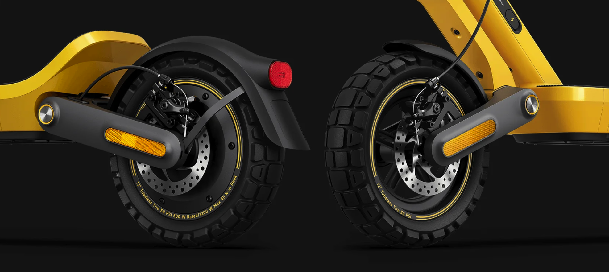 Pneus todo-o-terreno de 12 polegadas