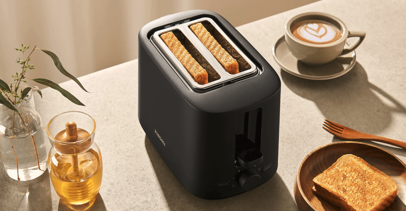 Xiaomi Smart Toaster com ranhuras largas de 35mm