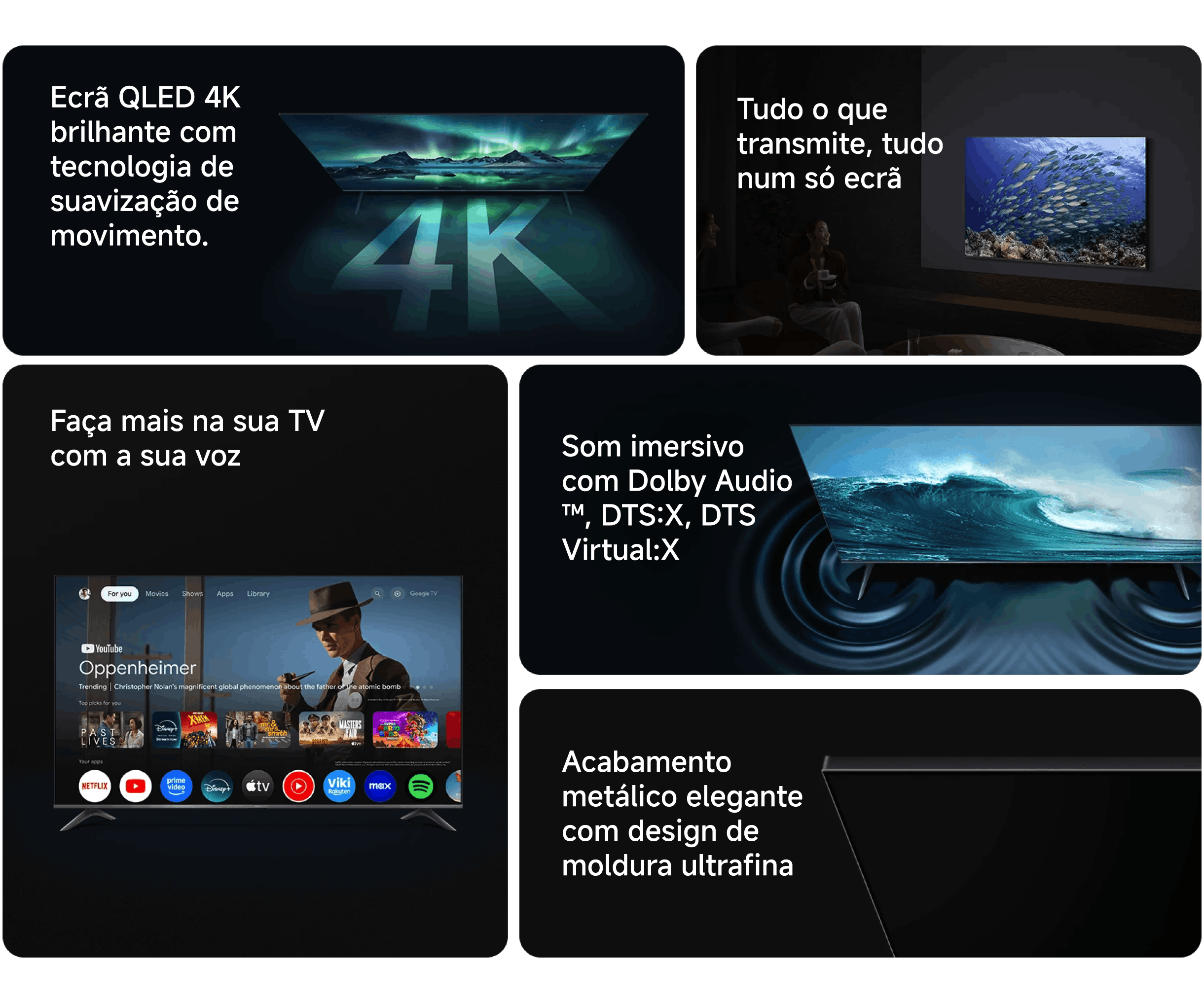 Imagem promocional da TV Xiaomi A Pro 75