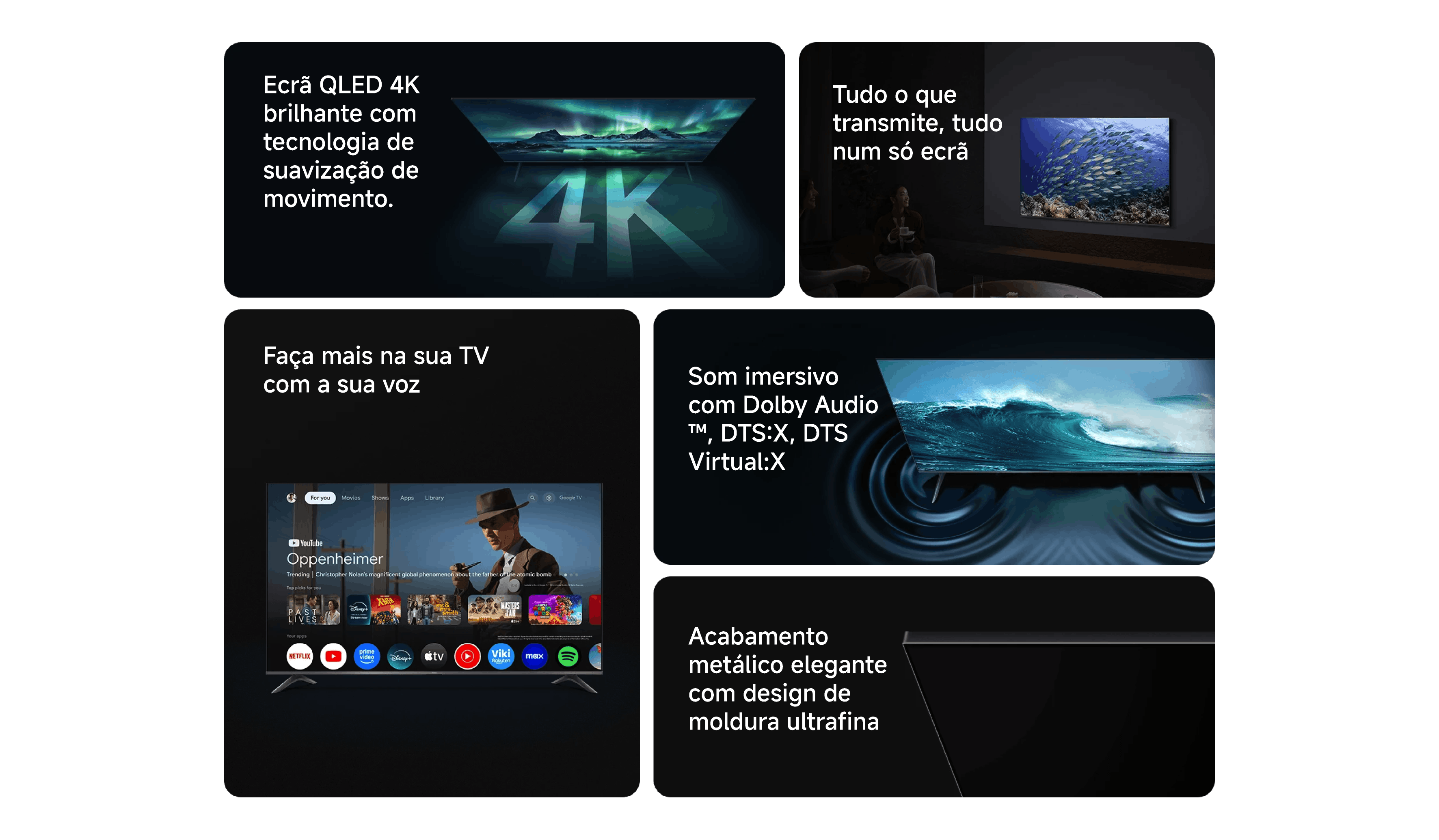 Imagem promocional da TV Xiaomi A Pro 75