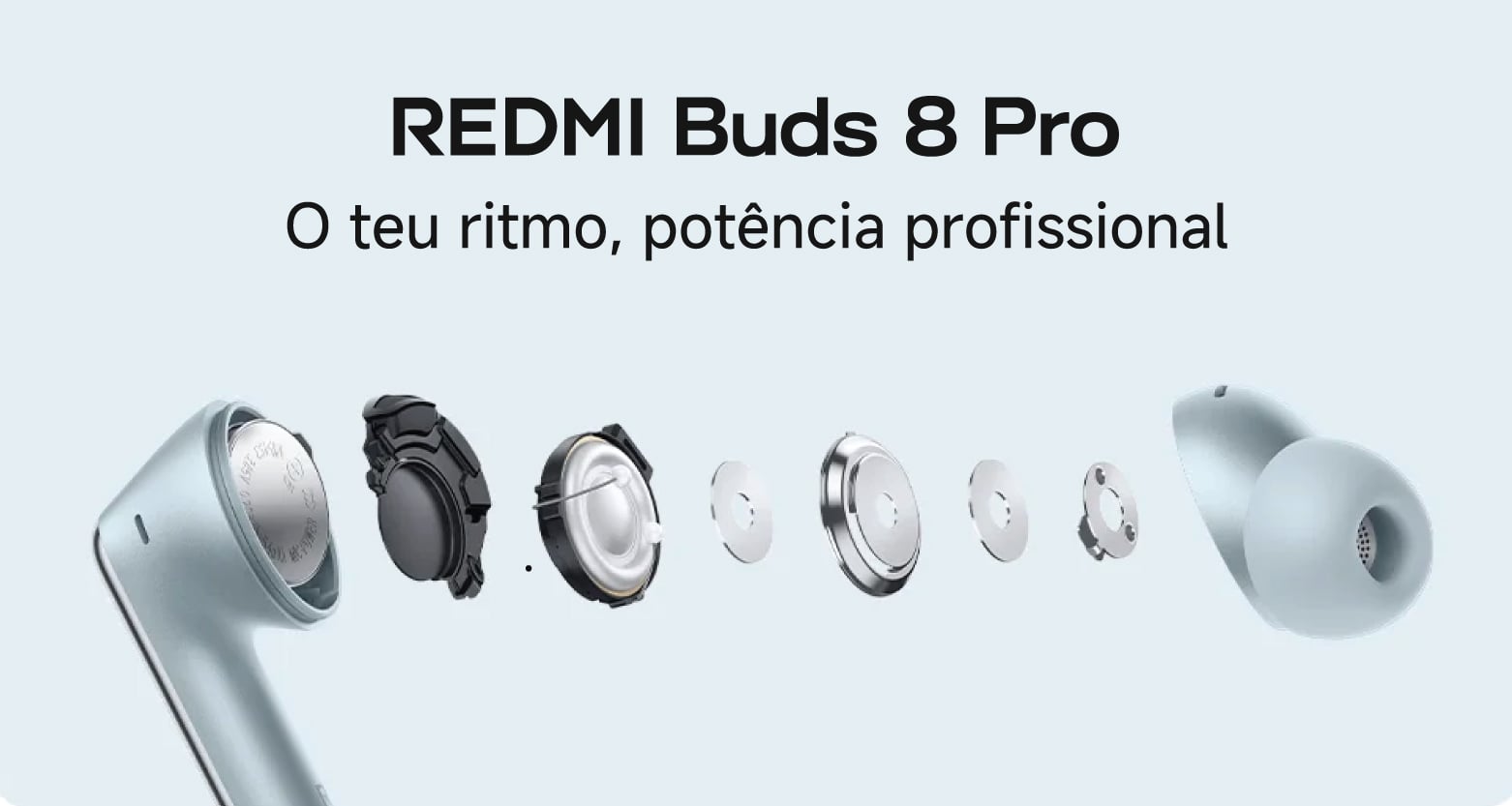 Xiaomi Buds 8 Pro, som potente em cada batida