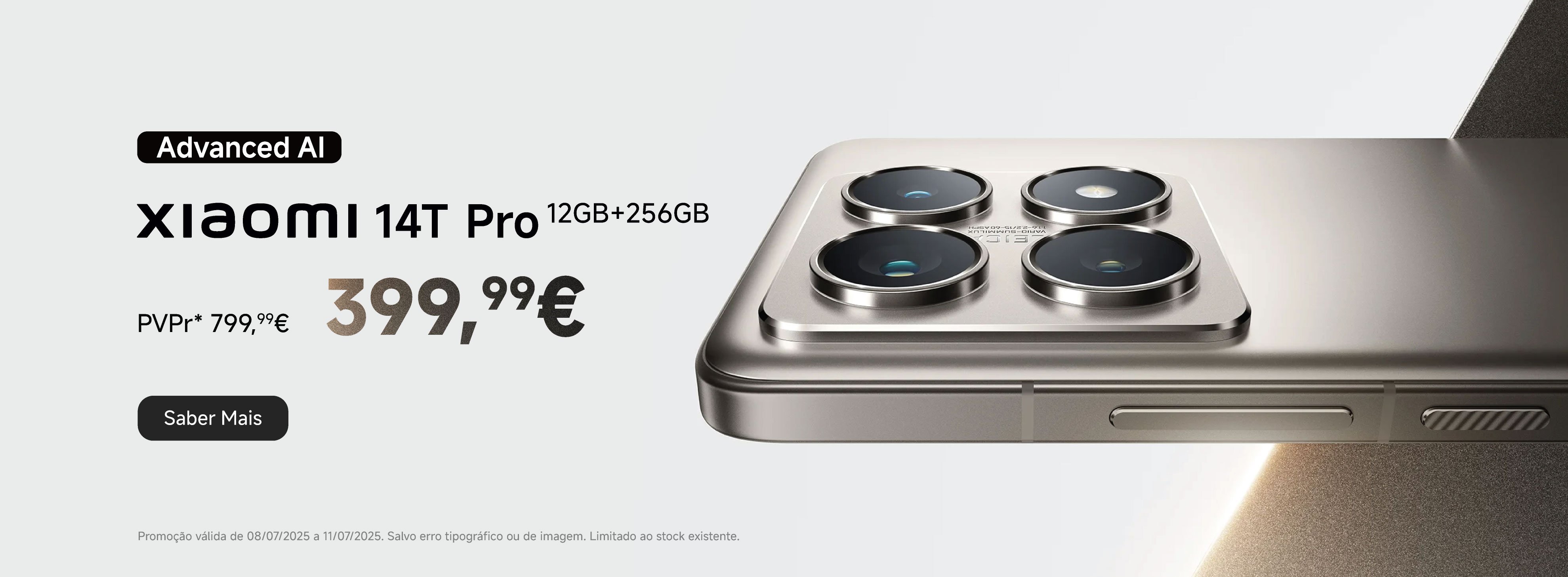 Campanha promocional Xiaomi 14 T Pro