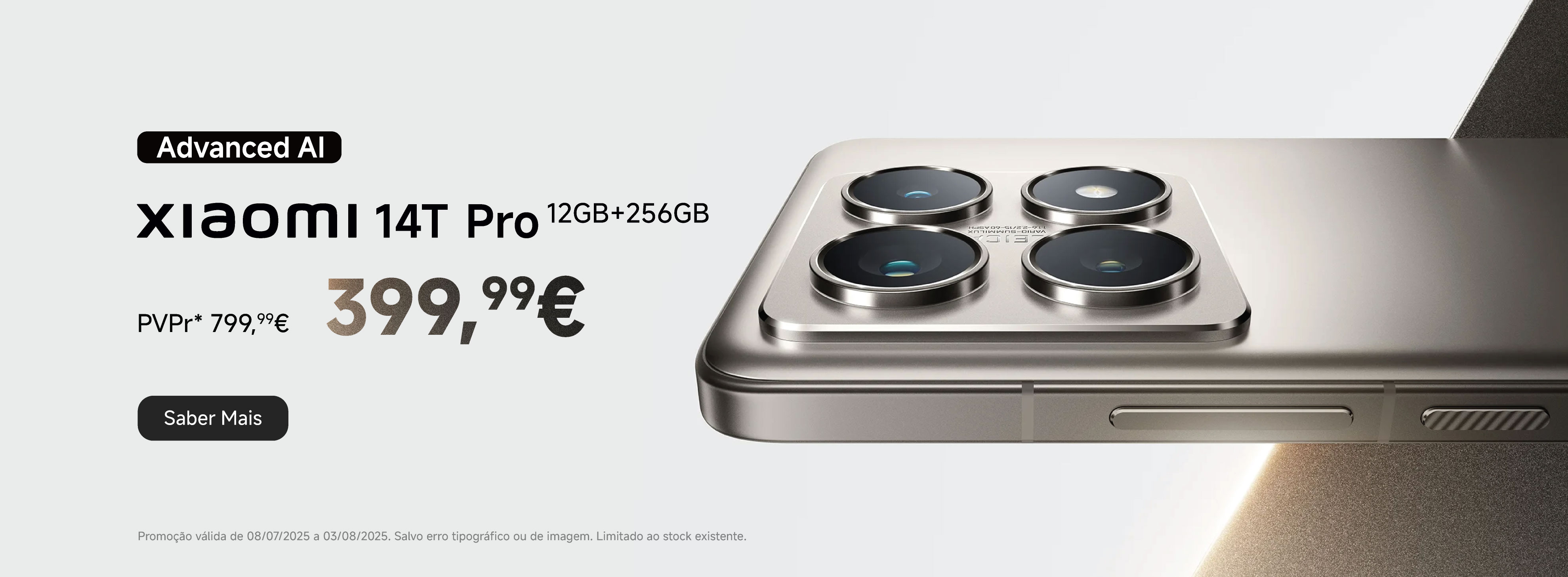 Campanha promocional Xiaomi 14 T Pro