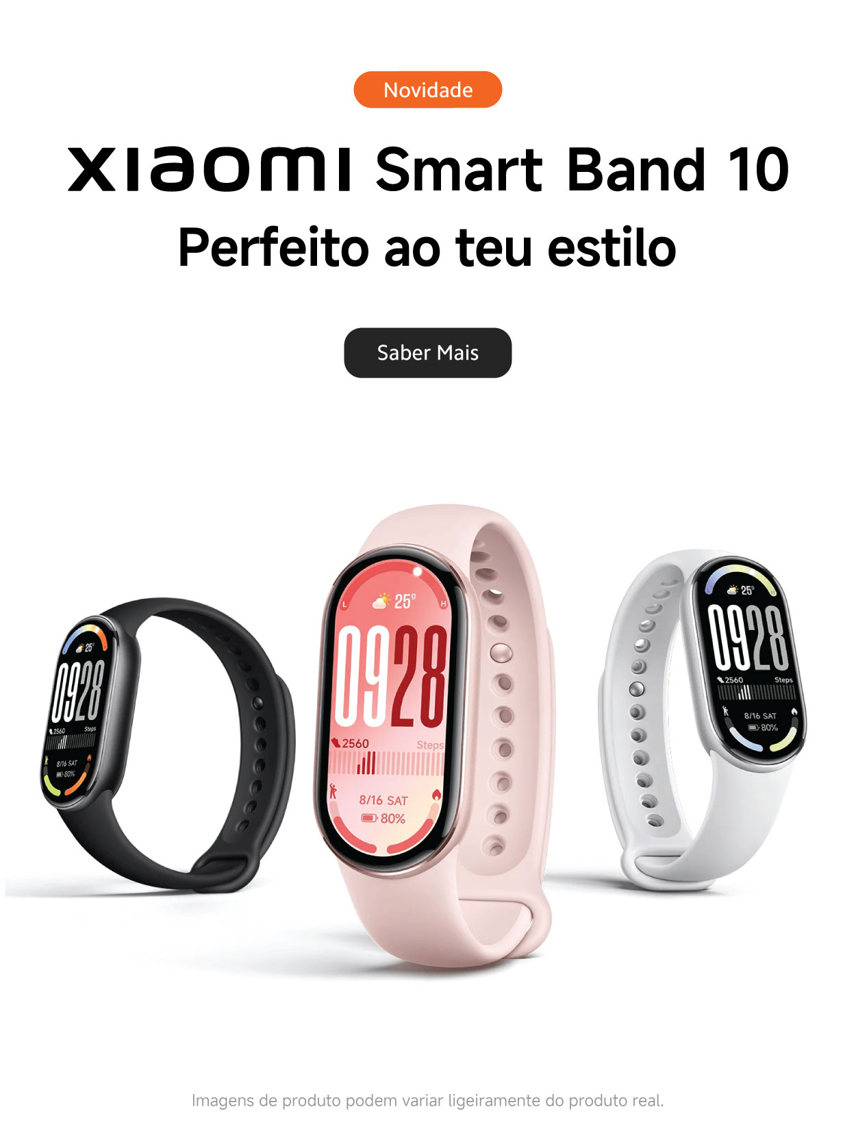 Novo produto Xiaomi Band 10