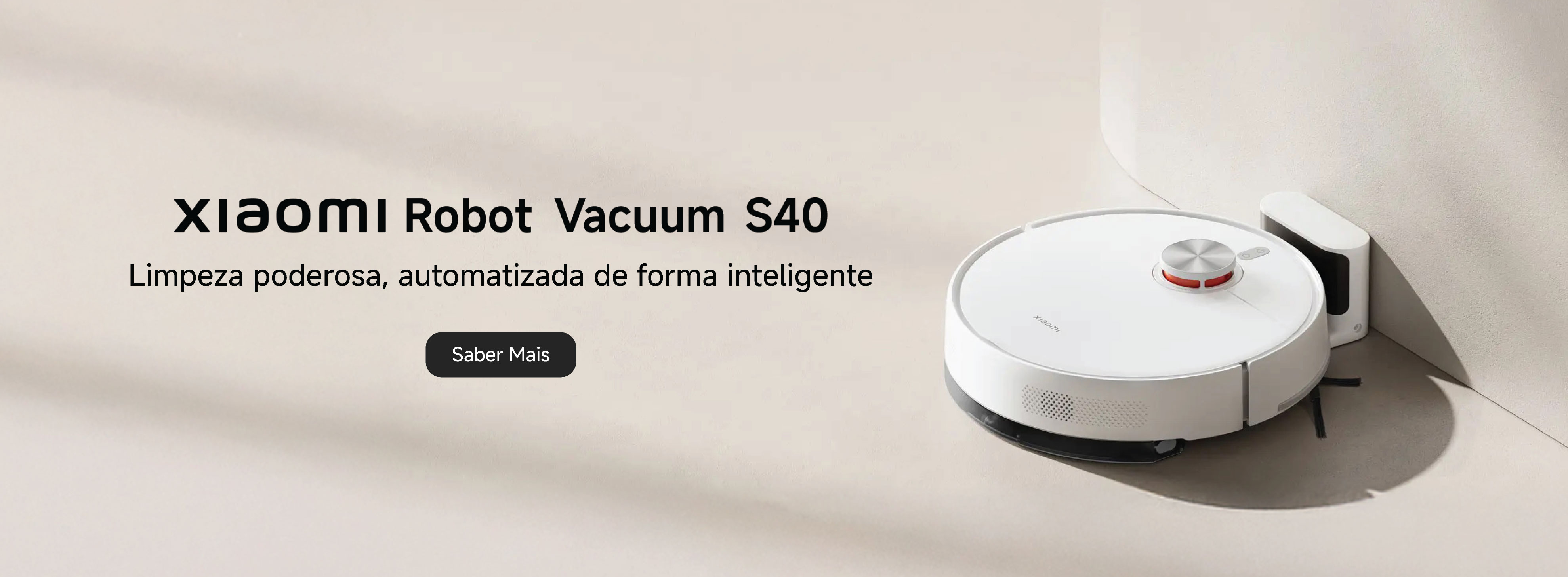 Aspirador inteligente Xiaomi Robot Vacuum X20 Max com estação de limpeza automática e inteligência excecional