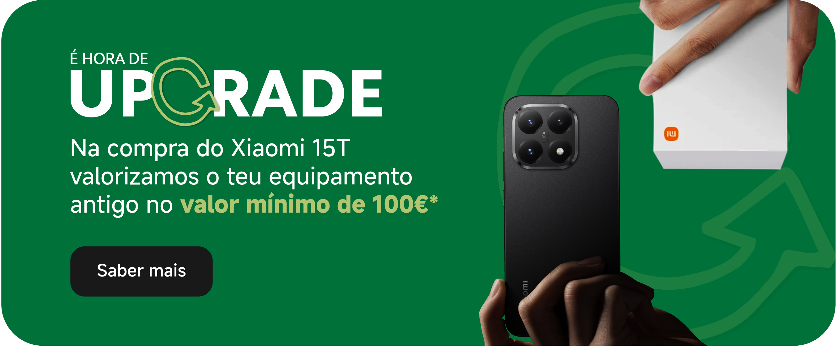 Desconto de 150 euros na compra de um xiaomi 15T
