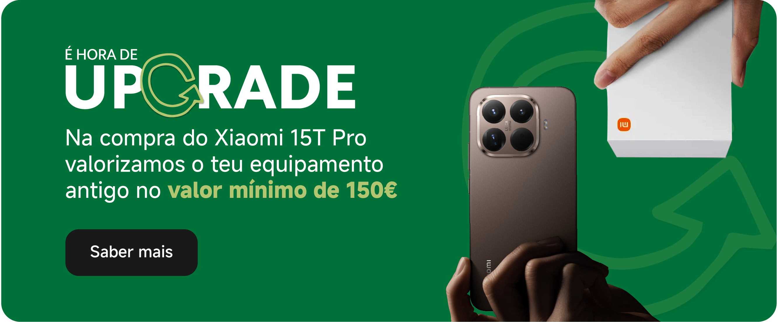 Desconto de 150 euros na compra de um xiaomi 15T Pro